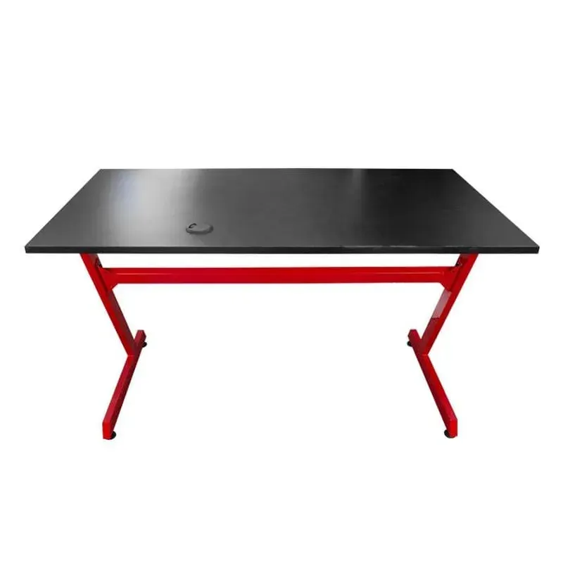 Bàn Gaming STAR01 Chữ Z Mặt đỗ đen (120x75x60) (khung Đỏ)