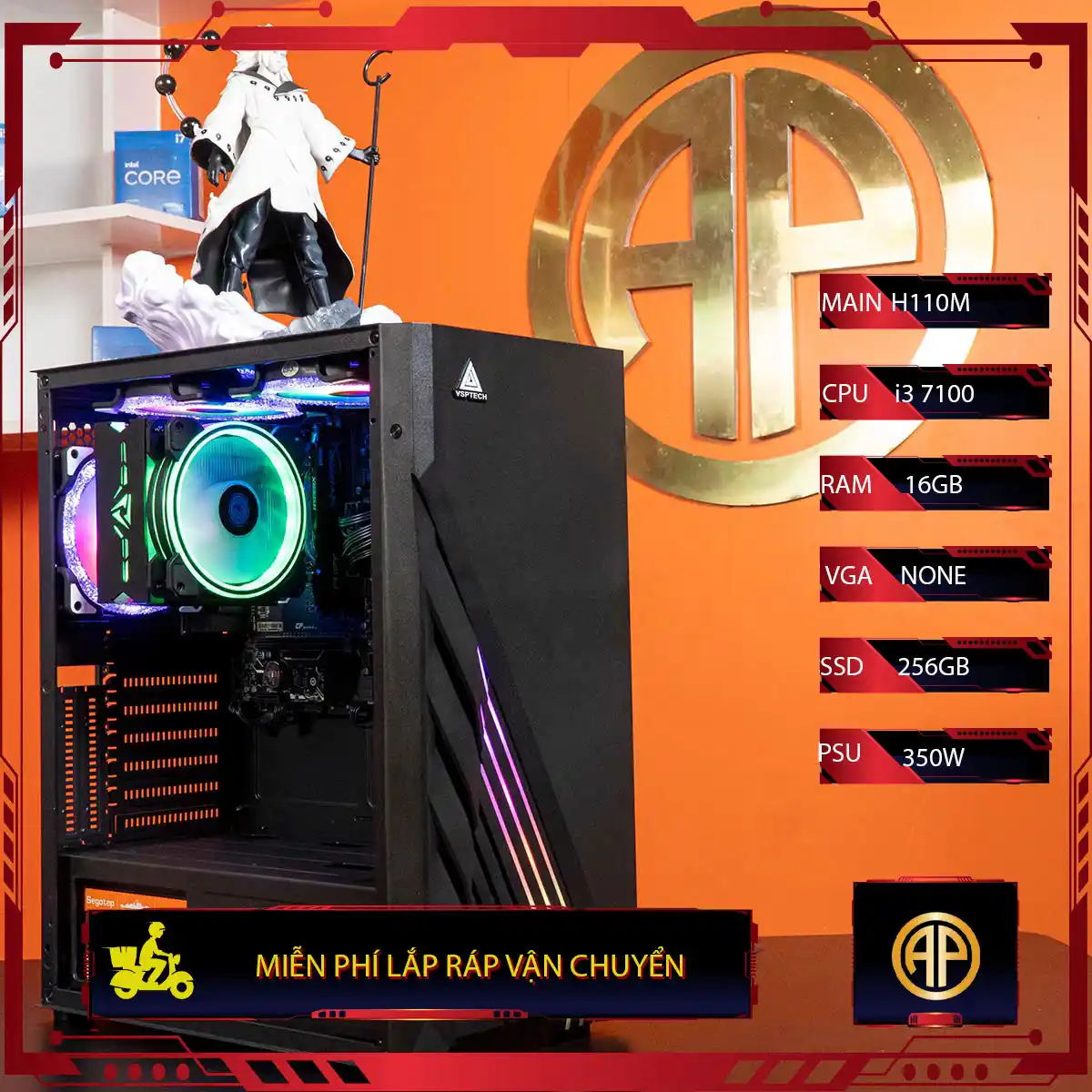 PC Văn Phòng H110 I3 7100 16GB