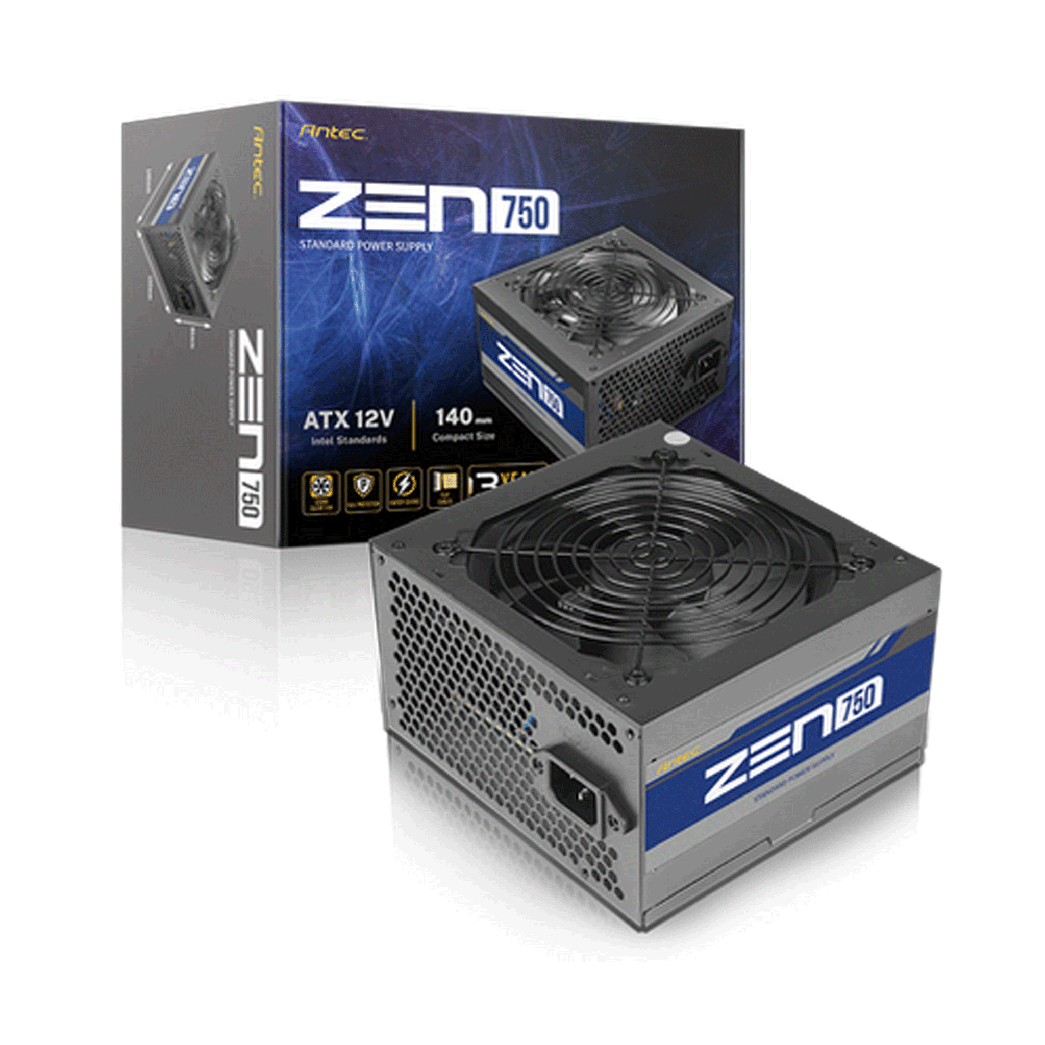 Nguồn Máy Tính Antec Atom Zen 750W (230V AC)