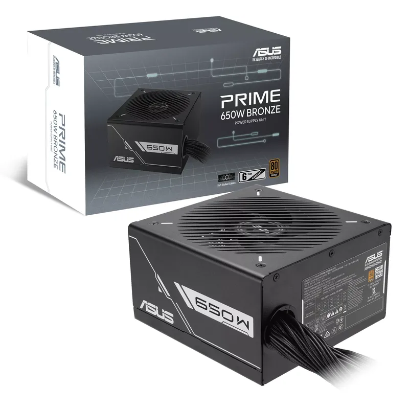 Nguồn Máy Tính ASUS Prime 650W Bronze - Đen | 80 Plus (90YE00Y1-B0NA00)