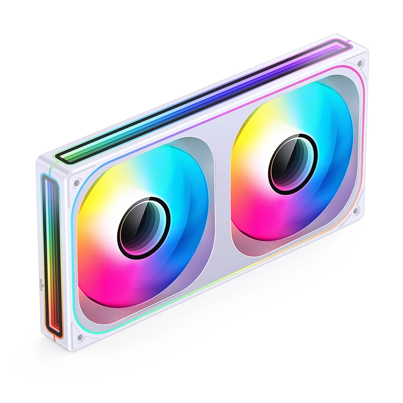 Fan Case liền khối Jonsbo ZB-240 ARGB - Trắng | Gió thuận