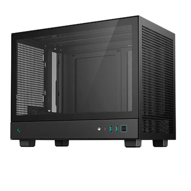 Vỏ Case Deepcool CH160 Glass Mini-ITX | Đen, không kèm fan