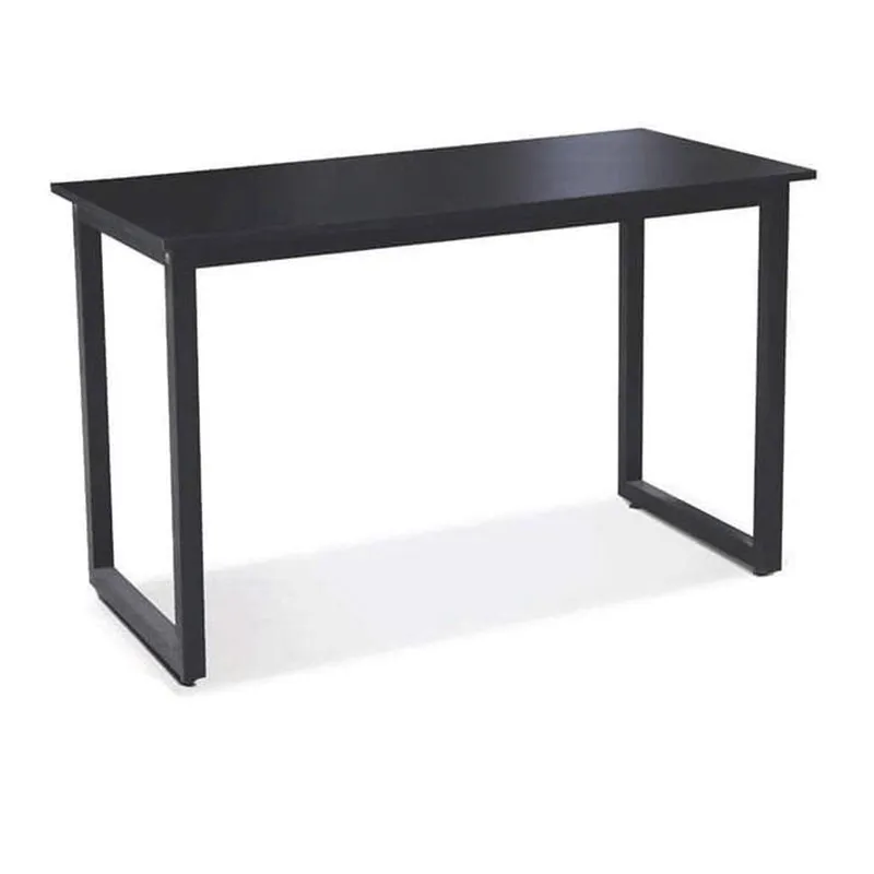 Bàn Gaming chữ U 1m4 | Khung đen, mặt đen