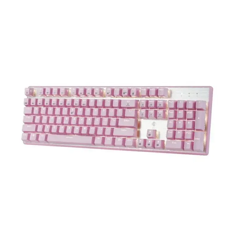 Bàn Phím Cơ BJX KM9 Brown Switch Hồng Full Size