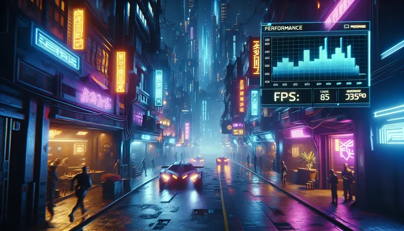 Benchmark hiệu năng PC 20 triệu chơi Cyberpunk 2077 ở thiết lập High 1080p với FPS ổn định trên 80.