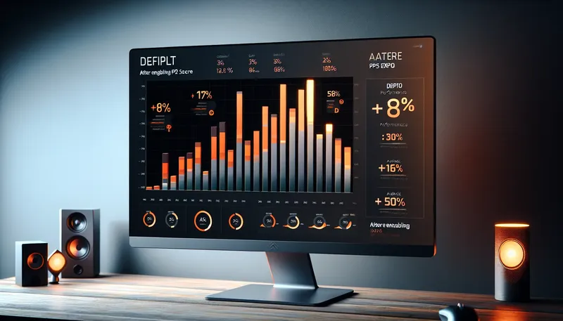 Biểu đồ so sánh hiệu năng Cinebench và FPS game trước và sau khi bật PBO và EXPO trên Ryzen 9.