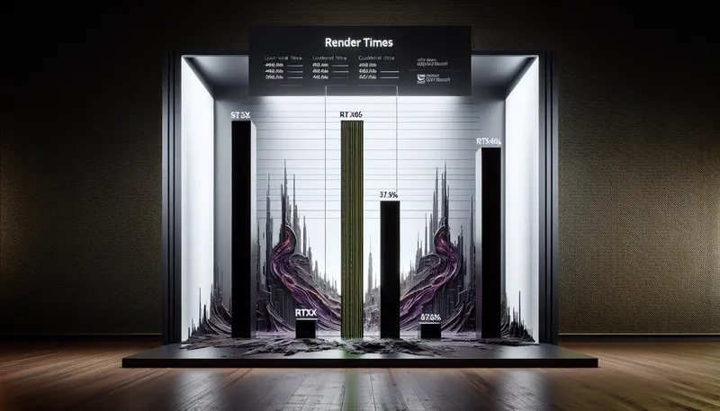 Biểu đồ so sánh thời gian render offline giữa RTX 4060 Ti, 4070 Super và 4080.