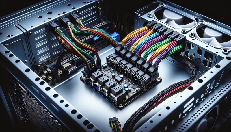 Bộ Hub ARGB được sử dụng để kết nối và cấp nguồn cho nhiều thiết bị LED khi mainboard không đủ cổng.