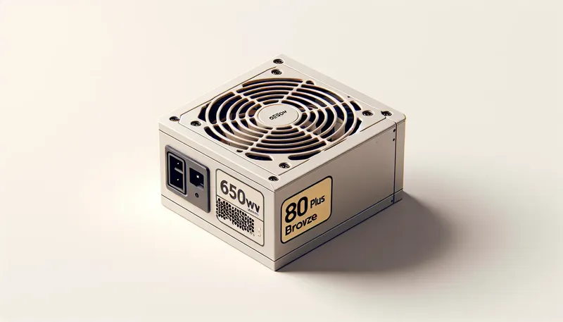 Bộ nguồn máy tính PSU 650W chuẩn 80 Plus Bronze chất lượng, đủ công suất cho combo i3 và card đồ họa tầm trung.