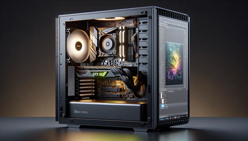 Bộ PC gaming Core i3 đa năng cho sinh viên, cân bằng học tập, đồ họa 2D và giải trí.