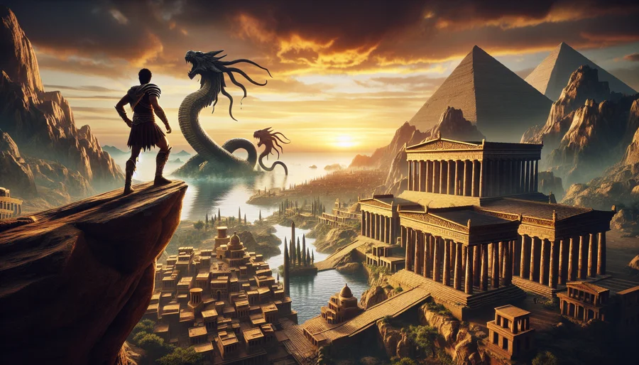 Bối cảnh thần thoại Hy Lạp, Ai Cập độc đáo trong game Titan Quest.