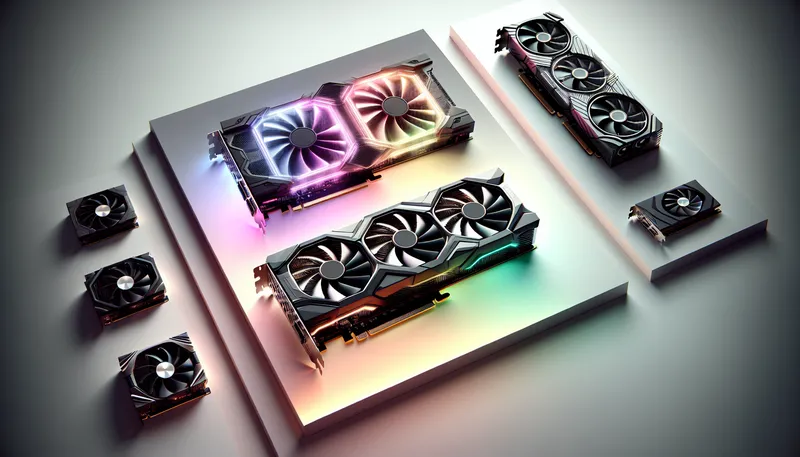 Các phiên bản custom của RTX 4070 Super từ nhiều thương hiệu khác nhau như ASUS, MSI, và Gigabyte.