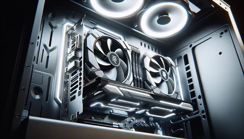 Cận cảnh card đồ họa NVIDIA GeForce RTX 3060 12GB, linh kiện cốt lõi cho PC chơi game.