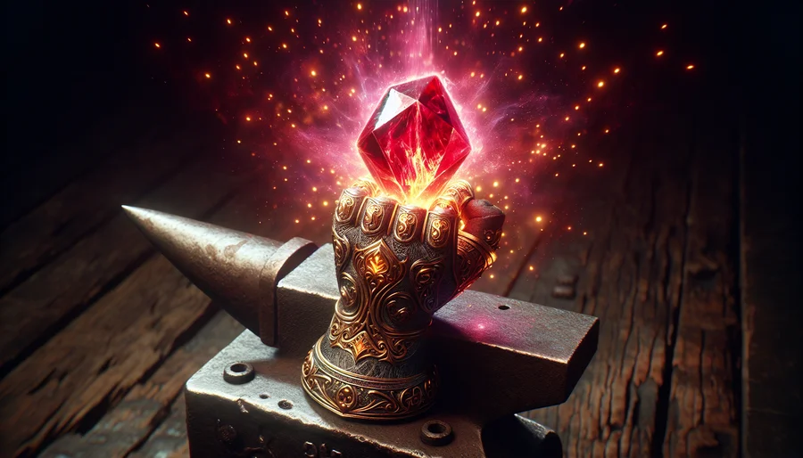 Cận cảnh quá trình Augment trang bị Cổ Xưa bằng cách ép ngọc Legendary Gem vào.