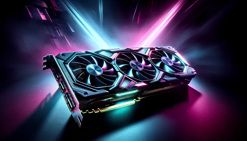 Card đồ họa NVIDIA GeForce RTX 4070 Super với công nghệ DLSS 3, linh kiện quan trọng để chơi Cyberpunk 2077 max setting.