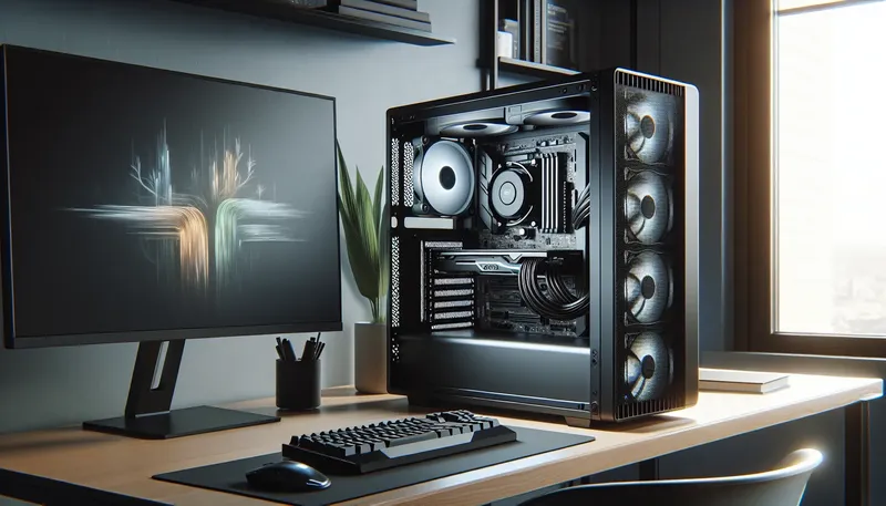 Cấu hình PC After Effects tầm trung cho freelancer, tối ưu cho project 4K, với CPU i7-14700K và VGA RTX 4070 Super.