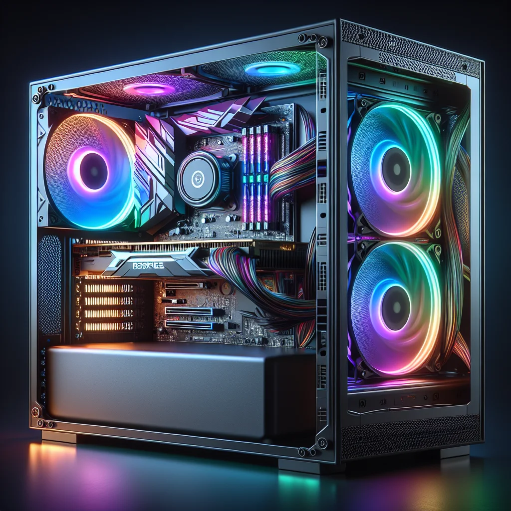 Cấu hình PC gaming cân bằng với Core i5 và card đồ họa RTX 4070 mạnh mẽ để tối ưu chi phí.