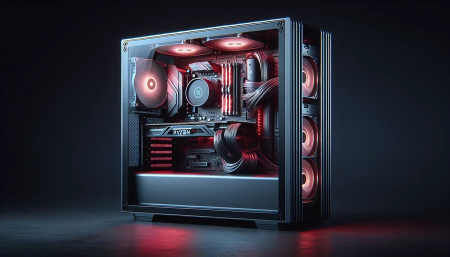 Cấu hình PC gaming cũ AM4 với CPU AMD Ryzen 5 5600 và card đồ họa RTX 3060 Ti.