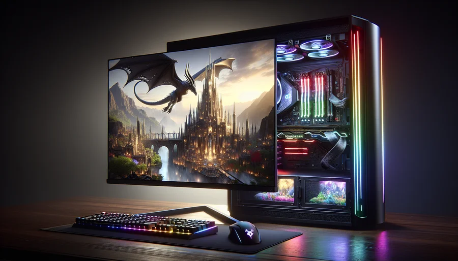Cấu hình PC gaming mạnh mẽ để chơi game MMORPG max-setting.