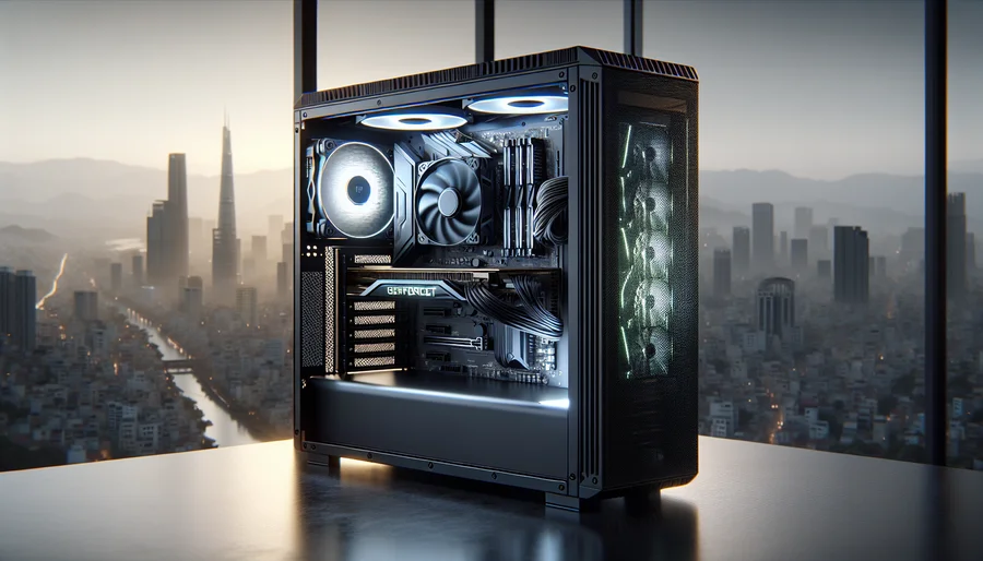 Cấu hình PC gaming quốc dân tại Hà Nội, tập trung vào hiệu năng với tản nhiệt khí và linh kiện P/P tốt.