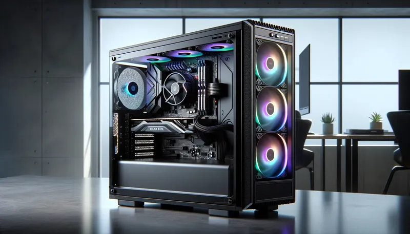 Cấu hình PC gaming Ryzen 5 quốc dân sử dụng card đồ họa RTX 4060.