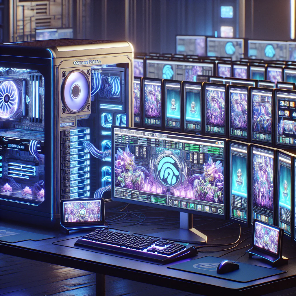 Cấu hình PC giả lập chuyên dụng để chạy nhiều cửa sổ game và đa tác vụ.