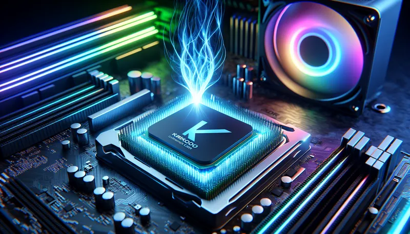 Chip Intel Core dòng K với khả năng ép xung mạnh mẽ được lắp trên mainboard Z-series cao cấp.