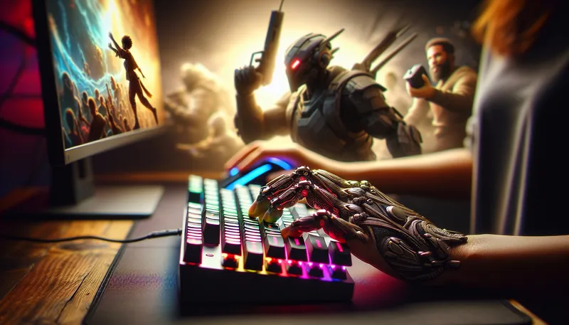 Chuột gaming với form cầm công thái học và bàn phím cơ TKL là vũ khí quan trọng của game thủ.