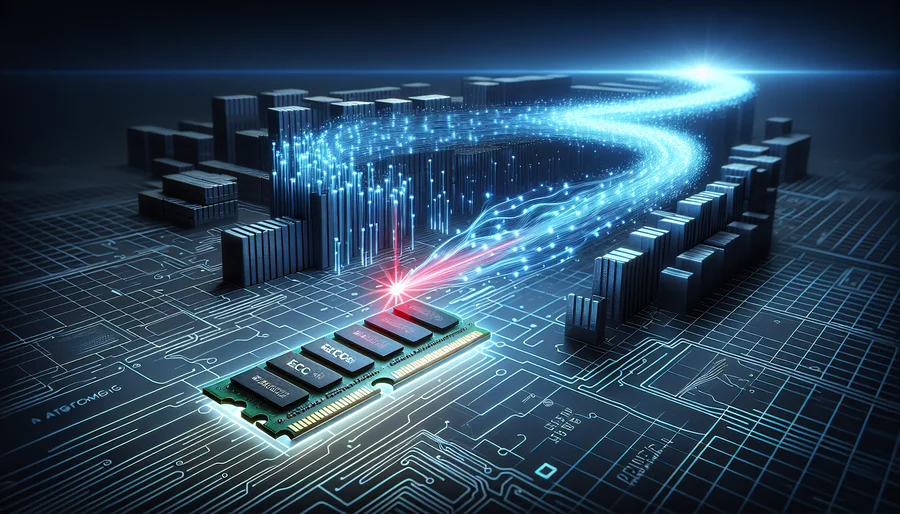 Cơ chế hoạt động của RAM ECC, tự động phát hiện và sửa chữa lỗi dữ liệu (single-bit error) để bảo vệ hệ thống.