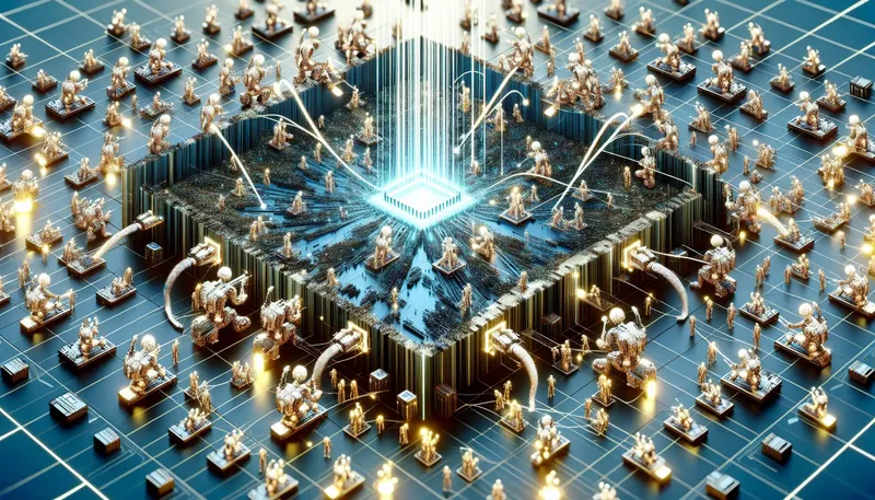 Cơ chế render của GPU giống như một đội quân khổng lồ xử lý hàng ngàn tác vụ song song cùng lúc.