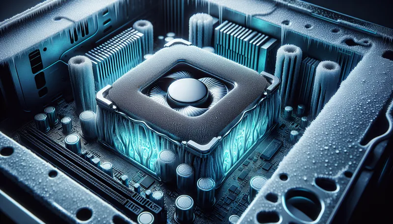 CPU Ryzen 5 7500F hoạt động mát mẻ với tản nhiệt khí, nhiệt độ được kiểm soát tốt khi chơi game.