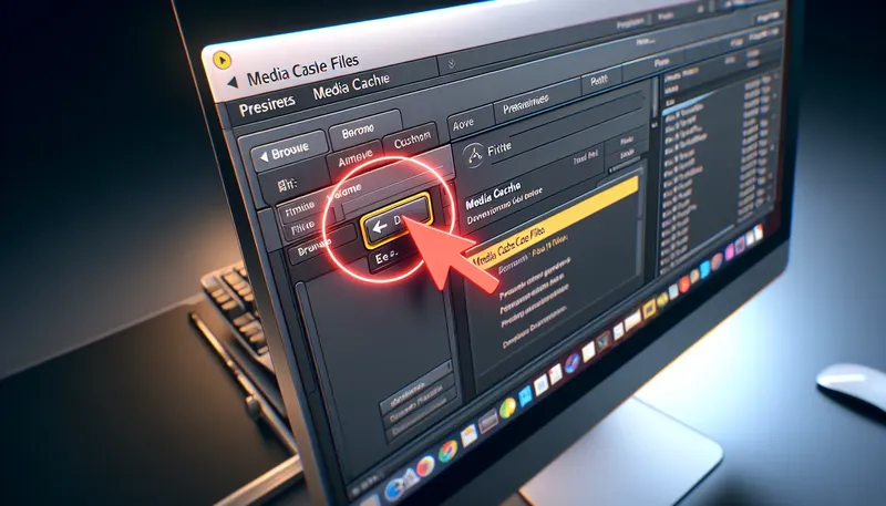 Cửa sổ thiết lập Media Cache trong Adobe Premiere Pro để thay đổi đường dẫn lưu file cache.