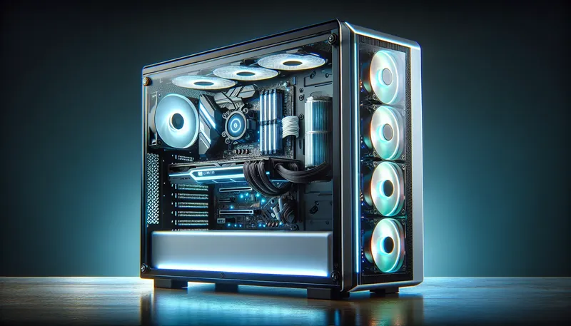 Dàn PC gaming sau khi được vệ sinh và bảo dưỡng, trông như mới và hoạt động ở hiệu năng đỉnh cao.