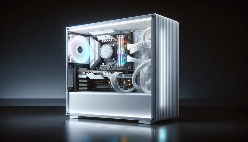 Dàn PC đồ họa gọn gàng, hiện đại và đẹp mắt với tản nhiệt nước AIO RGB.