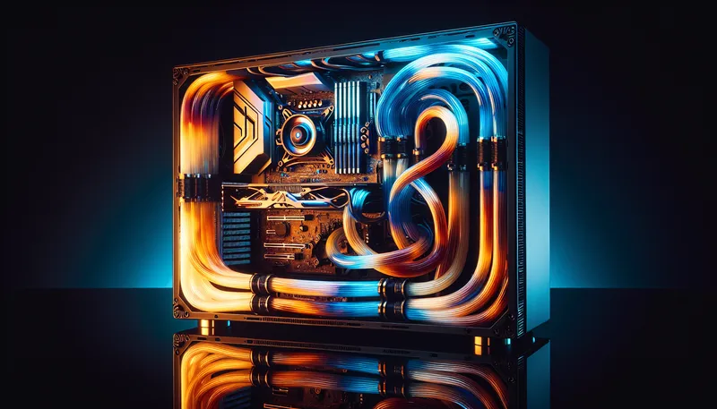 Dàn PC tản nhiệt nước custom là một tác phẩm nghệ thuật, thể hiện cá tính chủ nhân.