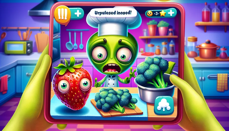 Game em bé nấu ăn sáng tạo tự do như Toca Kitchen 2 cho phép bé thỏa sức khám phá.
