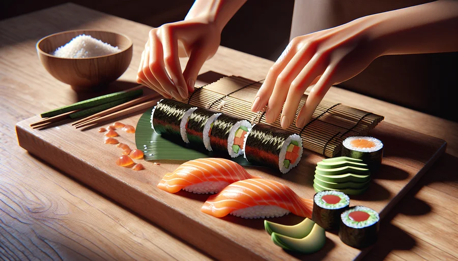 Game nấu ăn sushi 3D với đồ họa chân thực và hiệu ứng âm thanh ASMR thư giãn.