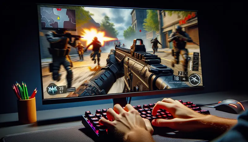 Game thủ chuyên nghiệp trải nghiệm độ mượt và phản hồi tức thì trên màn hình 2K 240Hz.