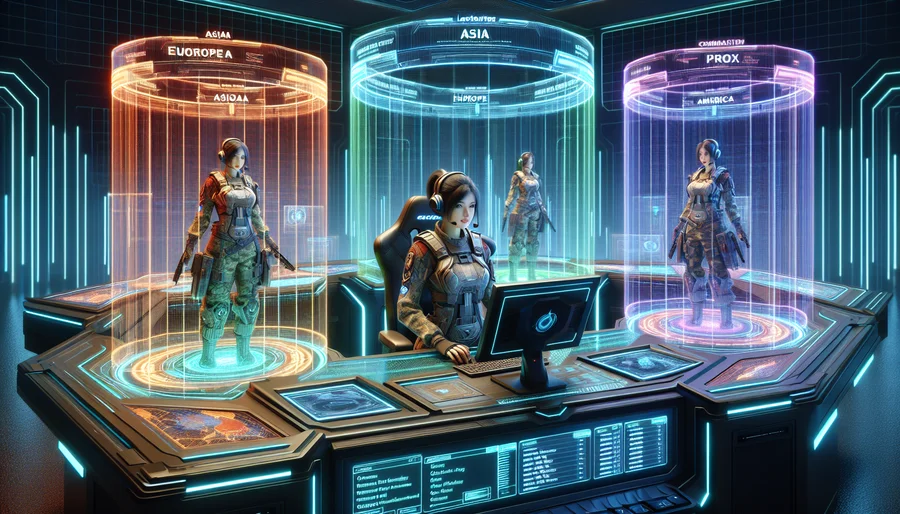 Game thủ dùng proxy để quản lý nhiều tài khoản game trên các server quốc tế khác nhau.