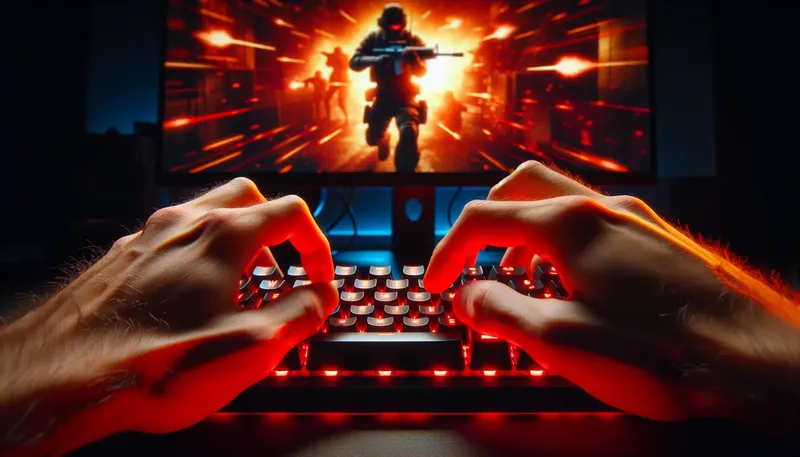 Game thủ FPS chuyên nghiệp dùng Red switch để có tốc độ và phản xạ nhanh nhất.