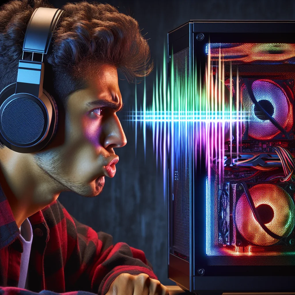 Game thủ khó chịu vì tiếng quạt PC kêu to và nóng trong khi đang chơi game.