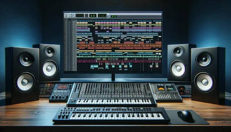 Giao diện phần mềm làm nhạc FL Studio hoặc Ableton Live chạy mượt mà trên PC có CPU được tối ưu tốt.