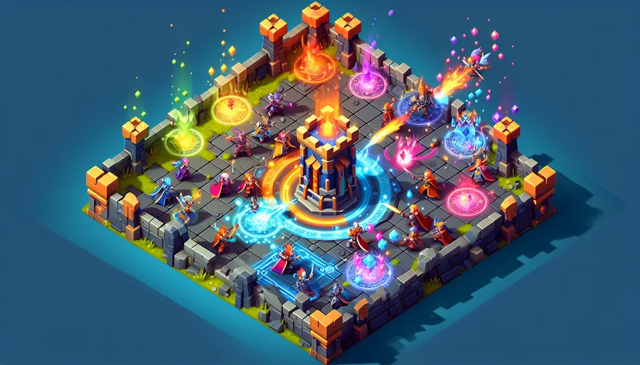 Giao tranh tổng trong game Liên Minh Huyền Thoại (League of Legends).