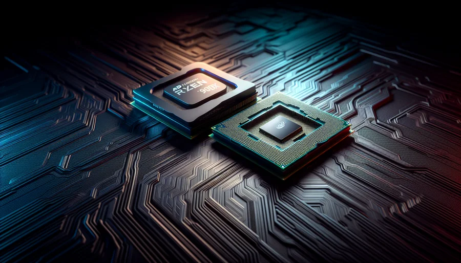 Hai chiến binh CPU cho PC render 50 triệu: AMD Ryzen 9 7900X và Intel Core i7-14700K.