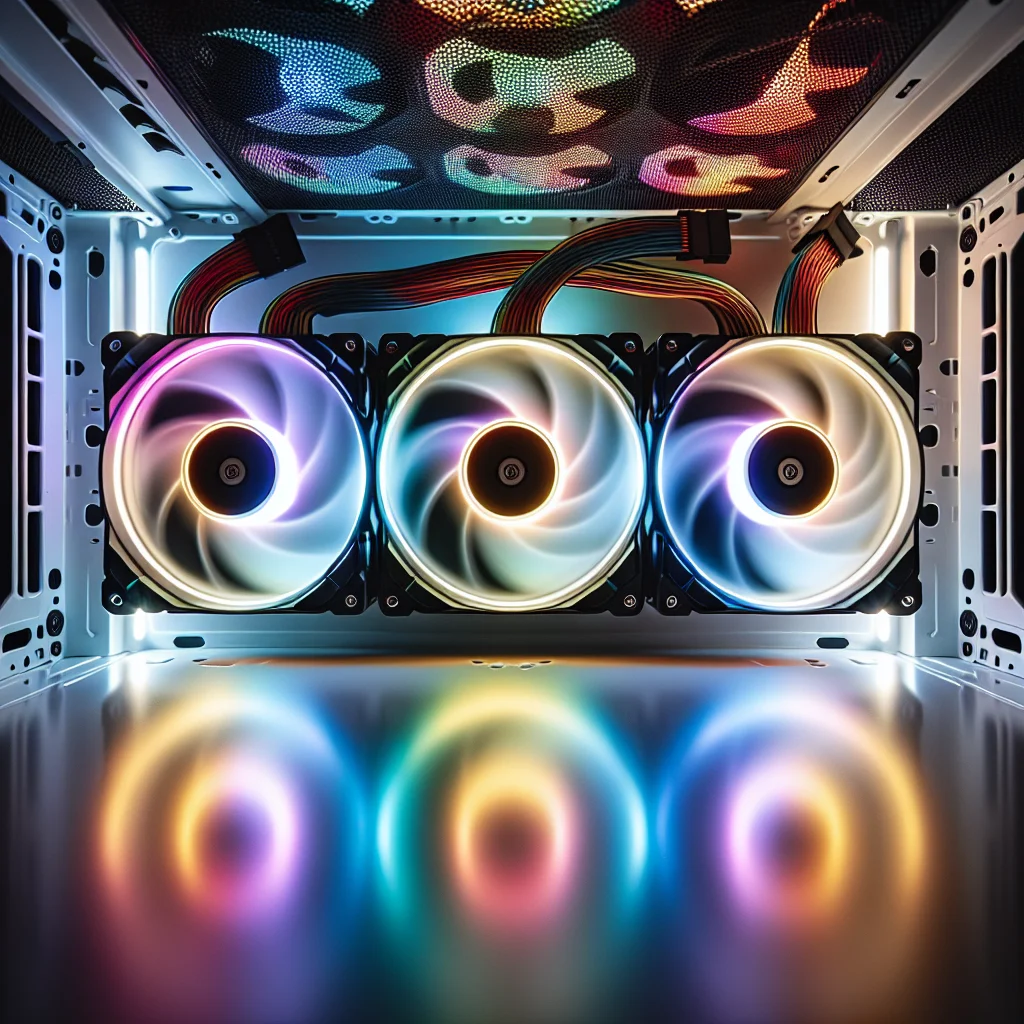 Hệ thống quạt Lian Li UNI FAN SL-Infinity với hiệu ứng gương vô cực và khả năng kết nối chuỗi độc đáo.