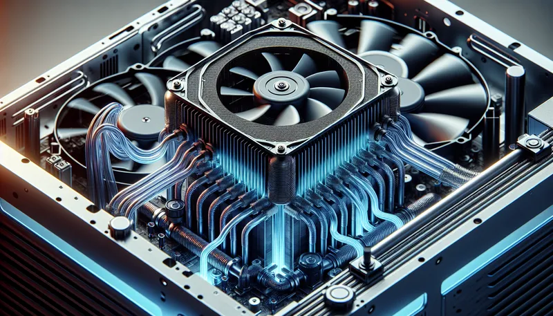 Hệ thống tản nhiệt nước AIO hiệu quả giúp PC Lumion hoạt động mát mẻ và ổn định khi render.