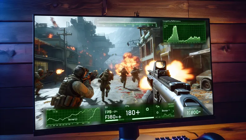 Hiệu năng chơi game Counter-Strike 2 ở thiết lập competitive 1080p với cấu hình PC 12 triệu, đạt trên 180 FPS.