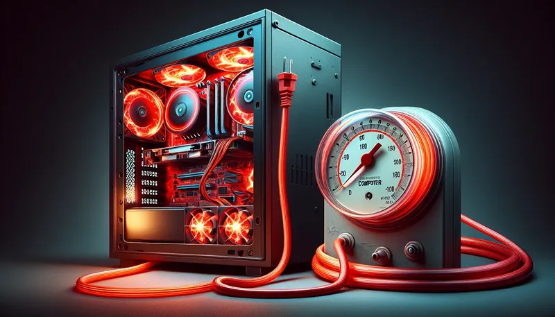 Hình ảnh ẩn dụ một dàn máy Dual Xeon ngốn rất nhiều điện năng khi vận hành.