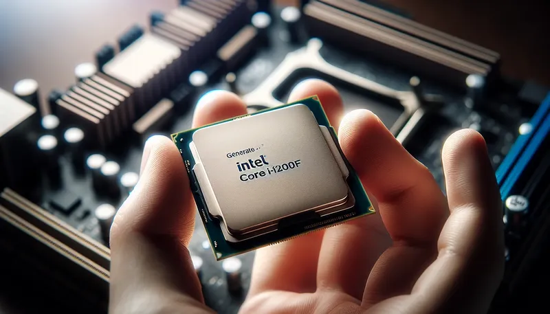 Hình ảnh cận cảnh CPU Intel Core i3-12100F, trái tim của cấu hình PC gaming 12 triệu.