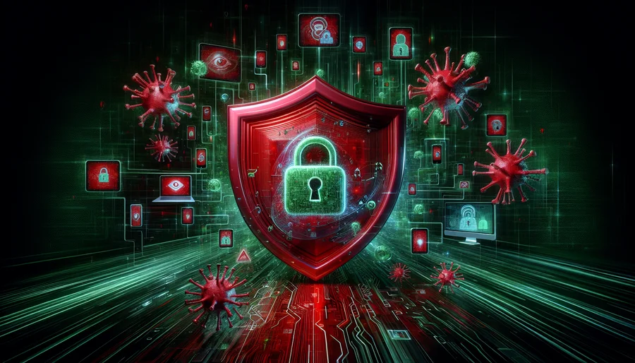 Hình ảnh minh họa các rủi ro như virus, mã độc, phần mềm quảng cáo khi tải game nấu ăn không an toàn.